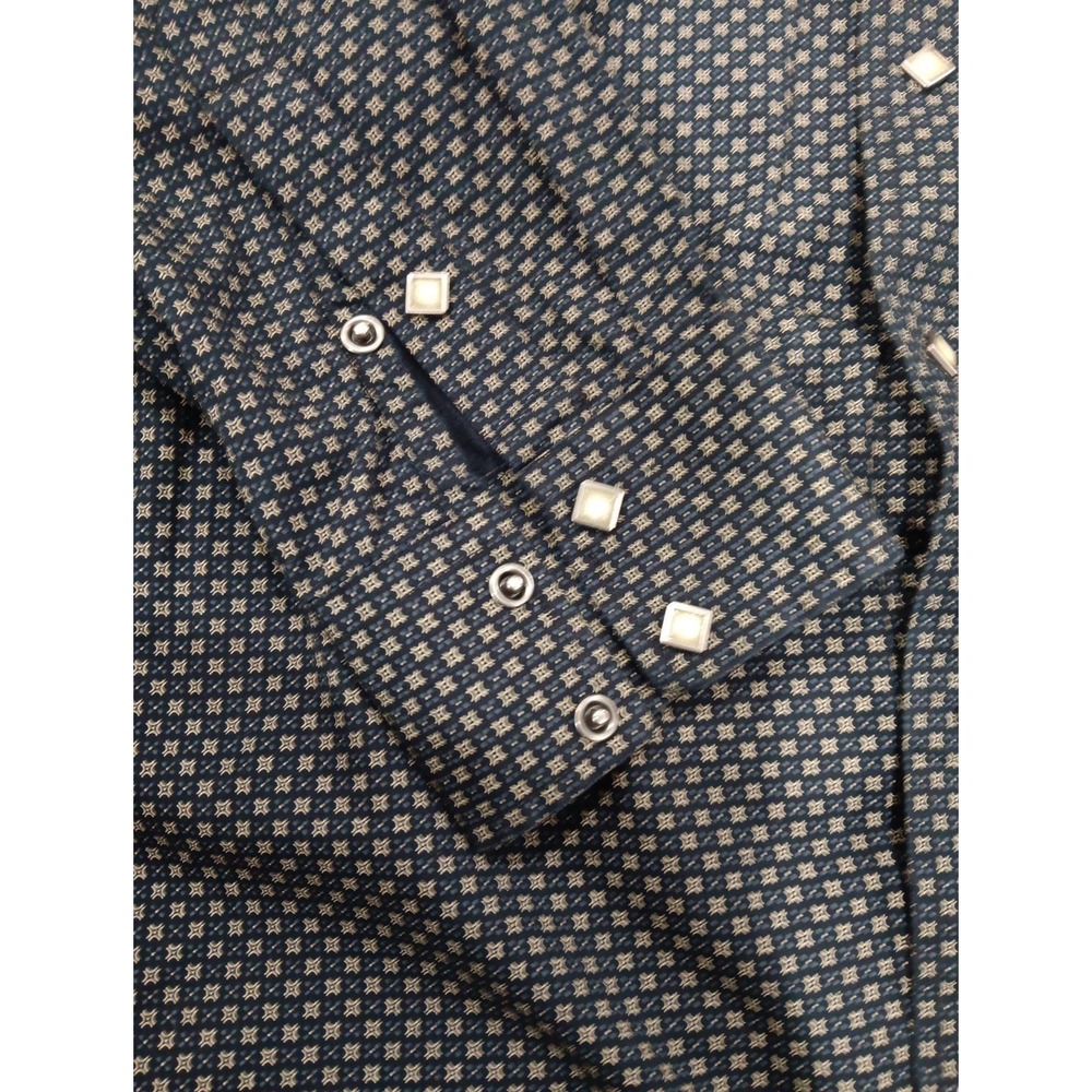 Larry Mahan Cowboy Collection Button Up Sz XL Tooth Pockets Rare 2646 - Picture 5 of 13